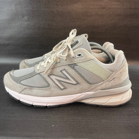 New Balance Shoes - New Balance 990v5 Womens size 8.5 Gray Suede Mesh Running Comfort Shoes